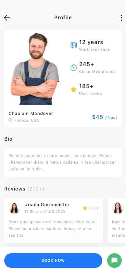 Repair Service App UI Kit - Screenshot 3