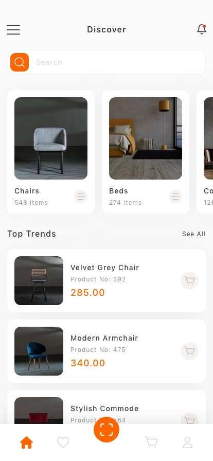Furniture Mobile App UI Kit - Screenshot 3
