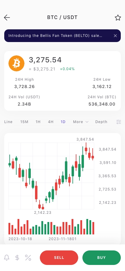 Crypto Exchange Mobile App UI Kit - Screenshot 3
