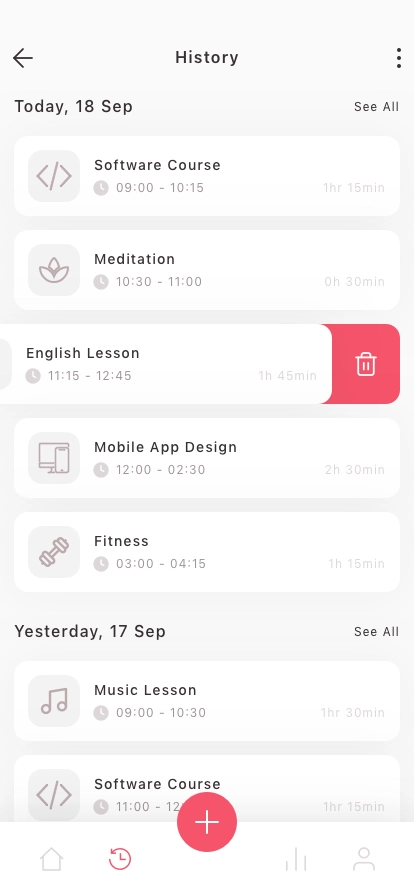 Pomodoro Mobile App UI Kit - Screenshot 3