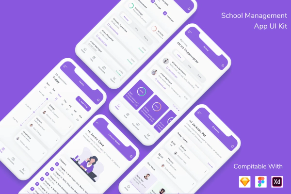 School Managemnet App UI Kit