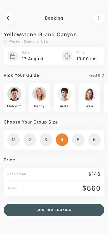 Hiking Mobile App UI Kit - Screenshot 5