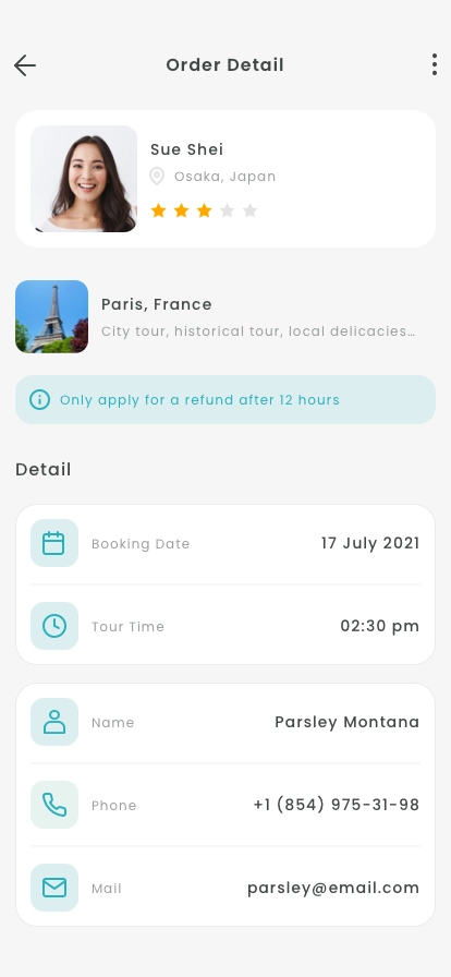 Tour Guide Mobile App UI Kit - Screenshot 4
