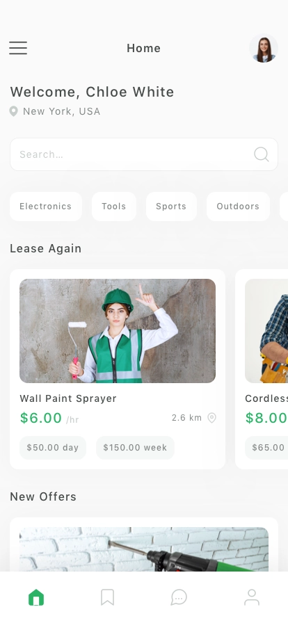 Home Service Mobile App UI Kit - Screenshot 1