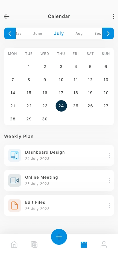 Project Management Mobile App UI Kit - Screenshot 4
