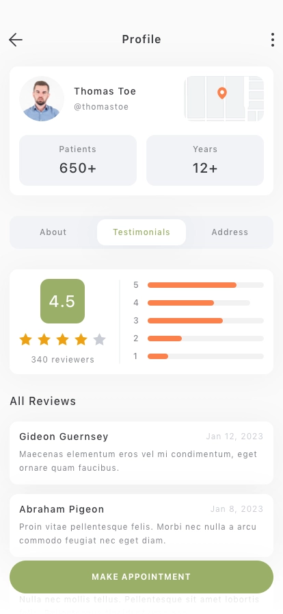 Mindcare Mobile App UI Kit - Screenshot 5