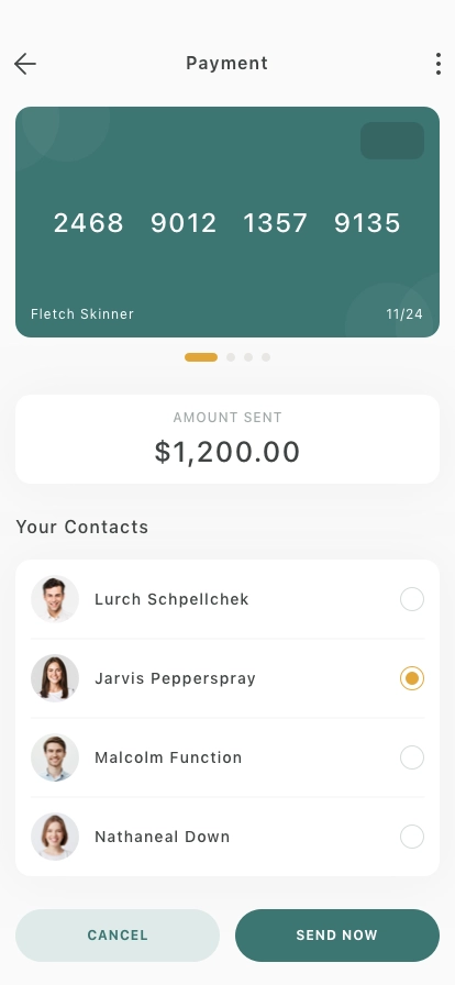 Online Payment Mobile App UI Kit - Screenshot 4