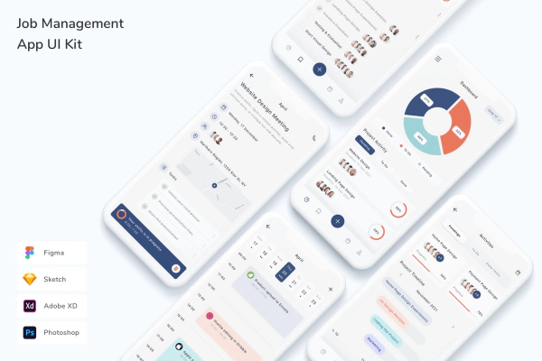 Job Management App UI Kit