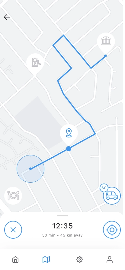 Navigation & Location Tracker Mobile App UI Kit - Screenshot 2