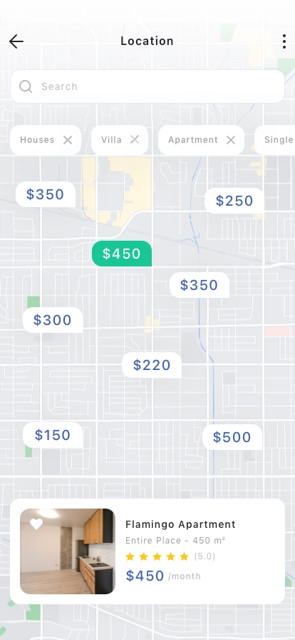 Home Rental Mobile App UI Kit - Screenshot 5