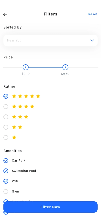 Hotel Booking & Reservation App UI Kit - Screenshot 12
