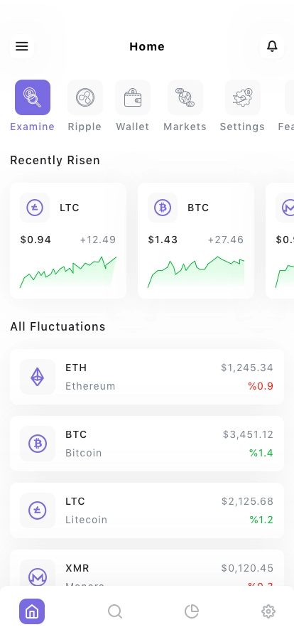 Crypto Currency Mobile App UI Kit - Screenshot 1