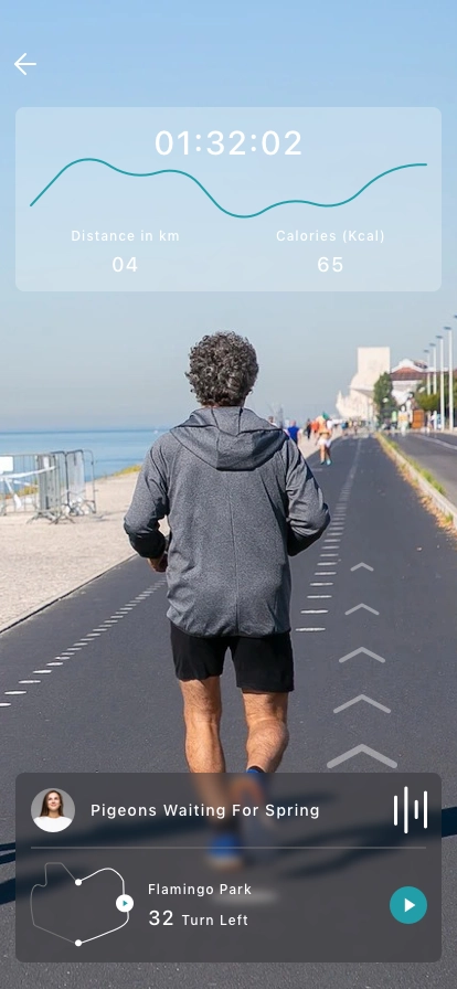 Health & Fitness Tracker Mobile App UI Kit - Screenshot 4