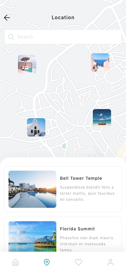 Travel Booking Mobile App UI Kit - Screenshot 2