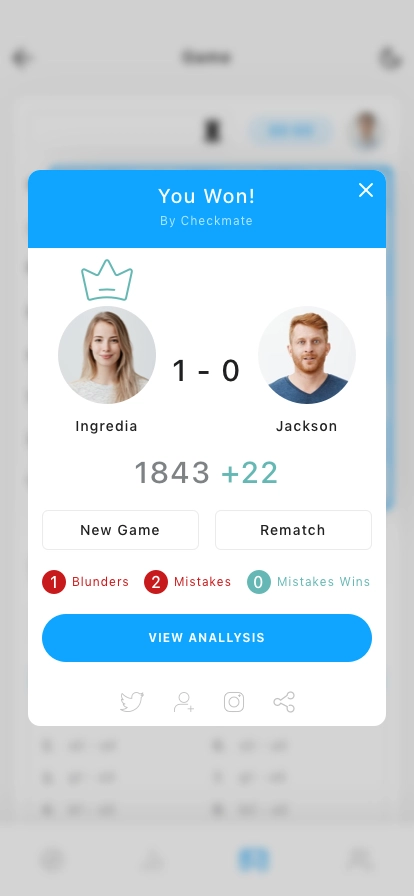 Chess Game Mobile App UI Kit - Screenshot 3