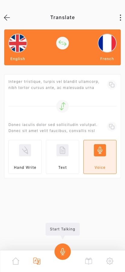 Dictionary & Language Translate Mobile App UI Kit - Screenshot 5
