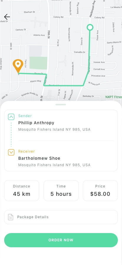 Logistic & Shipping Mobile App UI Kit - Screenshot 3