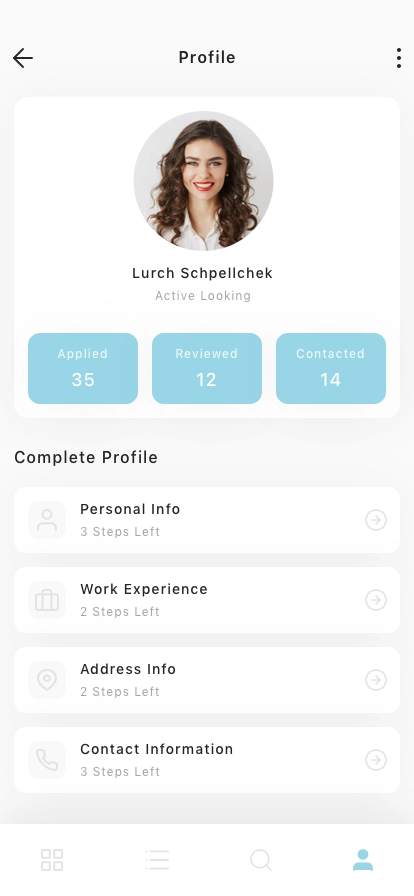 Job Finder Mobile App UI Kit - Screenshot 4