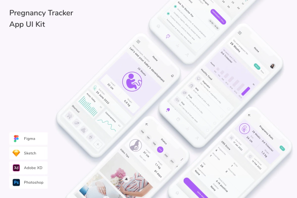 Pregnancy Tracker App UI Kit