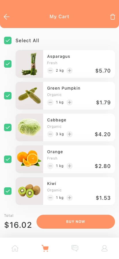 Grocery Shop Mobile App UI Kit - Screenshot 5