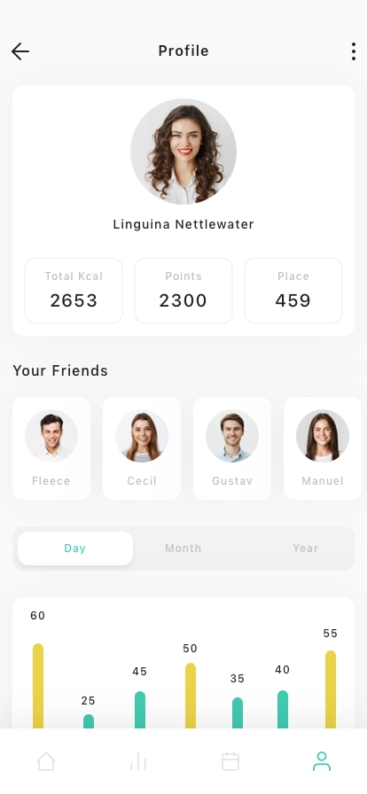 Fitness Tracking Mobile App UI Kit - Screenshot 4
