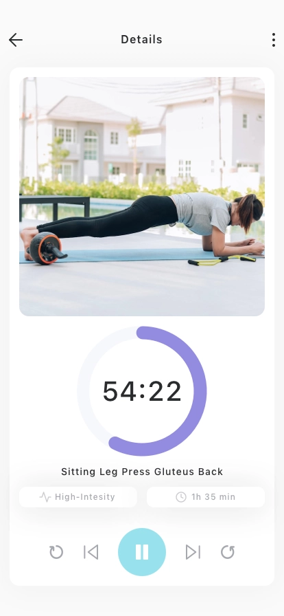 Fitness & Workout Mobile App UI Kit - Screenshot 2