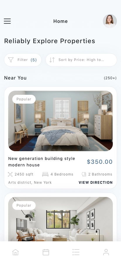Property Finder Mobile App UI Kit - Screenshot 1