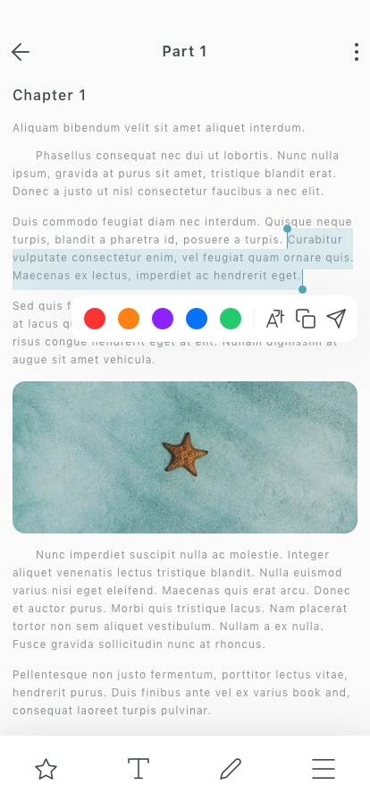eBook & Reading Mobile App UI Kit - Screenshot 5