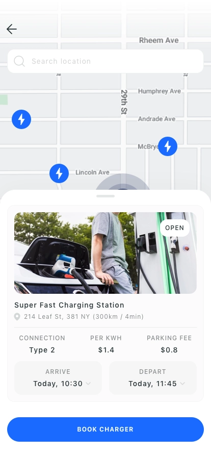 Charge Station Mobile App UI Kit - Screenshot 2