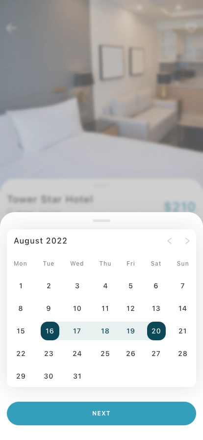 Hotel Booking Mobile App UI Kit - Screenshot 3