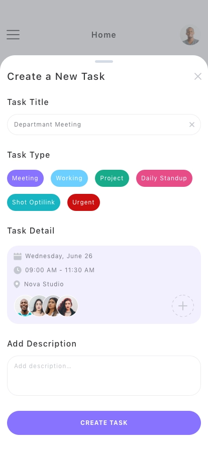 Task Management Mobile App UI Kit - Screenshot 5
