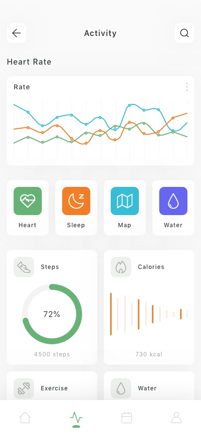 Fitness Coach Mobile App UI Kit - Screenshot 2