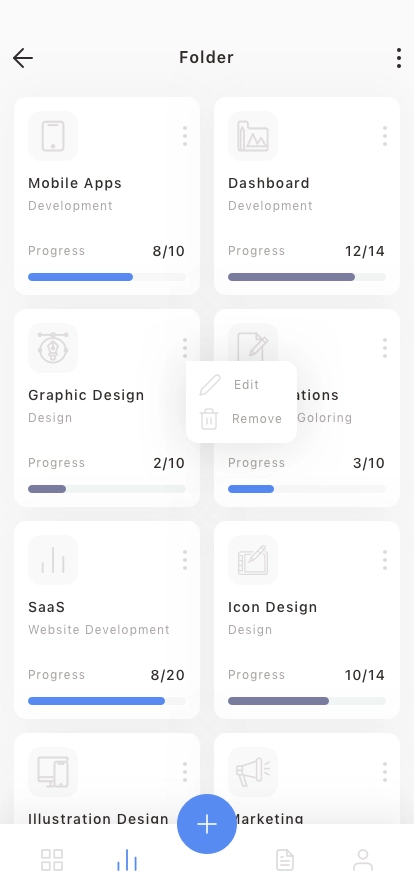 Team & Project Management Mobile App UI Kit - Screenshot 3