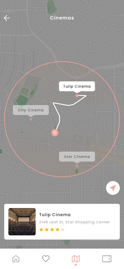 Movie Ticket Mobile App UI Kit - Screenshot 5