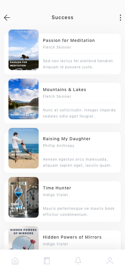 Digital Library Mobile App UI Kit - Screenshot 3