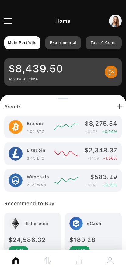 Crypto Trading Mobile App UI Kit - Screenshot 3