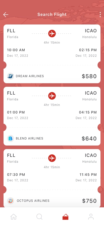 Flight Booking Mobile App UI Kit - Screenshot 4