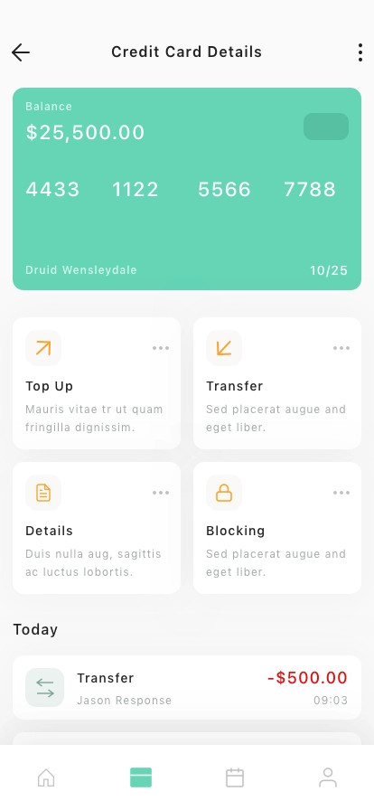 Personal Banking Mobile App UI Kit - Screenshot 3