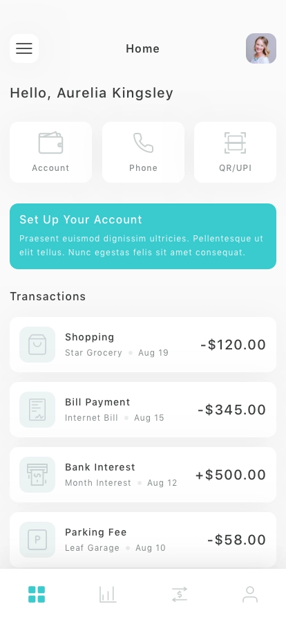 Payment Mobile App UI Kit - Screenshot 2