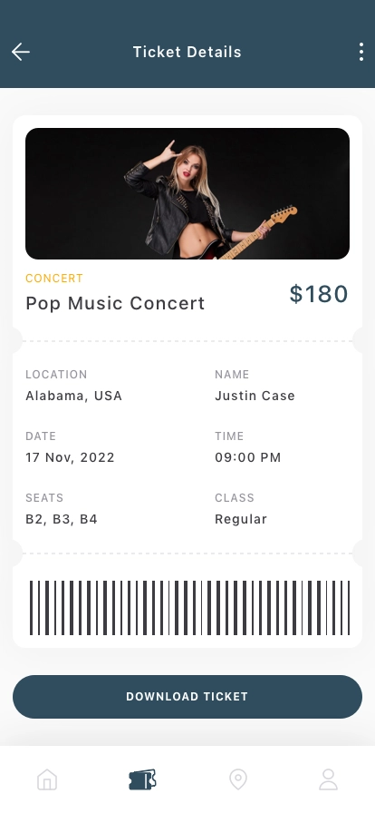Event Mobile App UI Kit - Screenshot 5