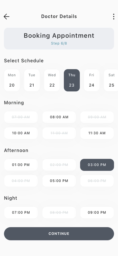 Medical Services Mobile App UI Kit - Screenshot 3