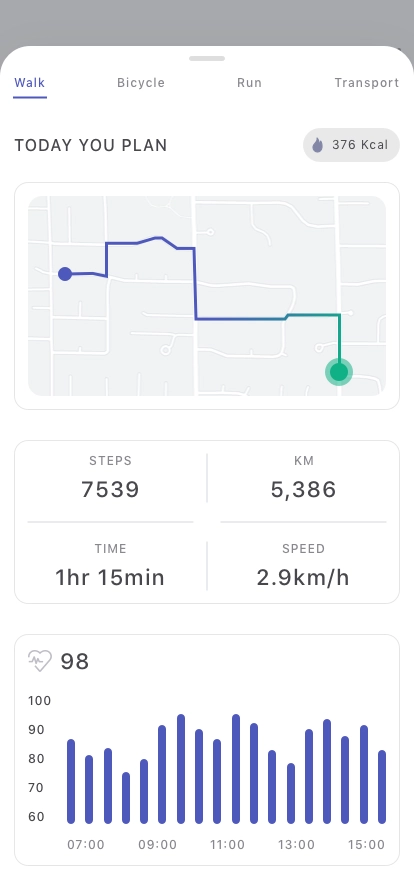 Activity Tracker Mobile App UI Kit - Screenshot 5