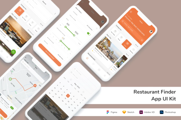 Restaurant Finder App UI Kit