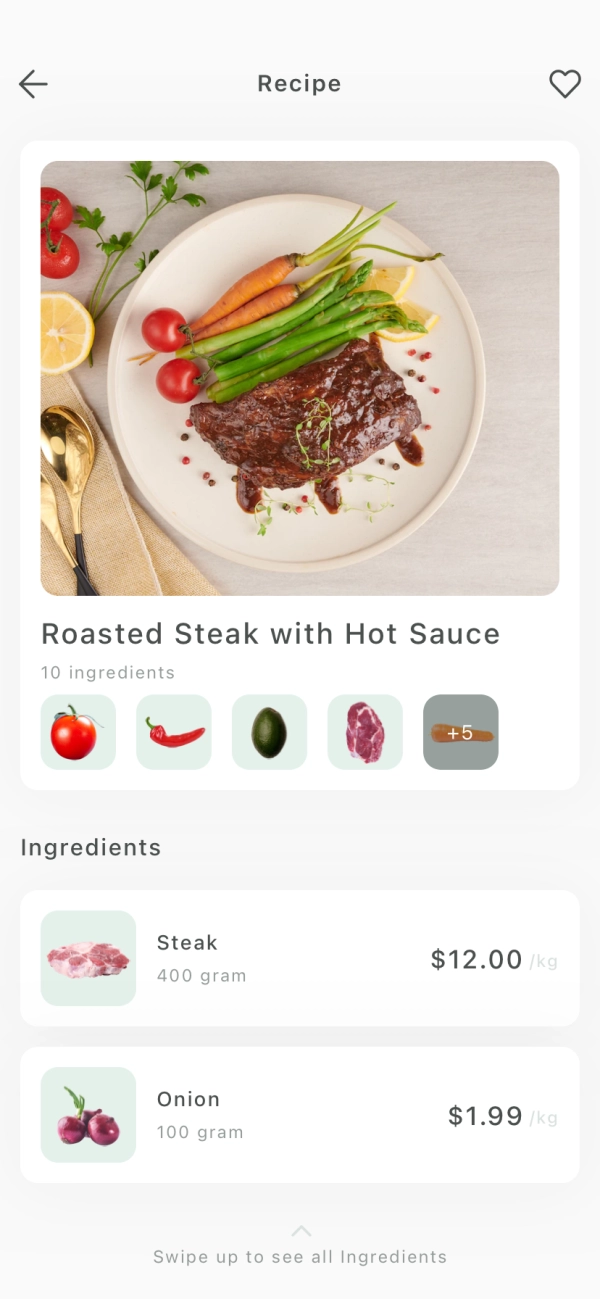 Cooking Mobile App UI Kit - Screenshot 2