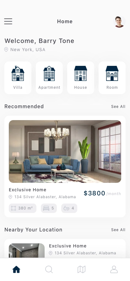Property Listings Mobile App UI Kit - Screenshot 3