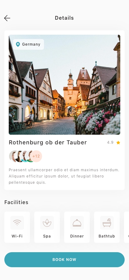 Travel & Trip Mobile App UI Kit - Screenshot 5