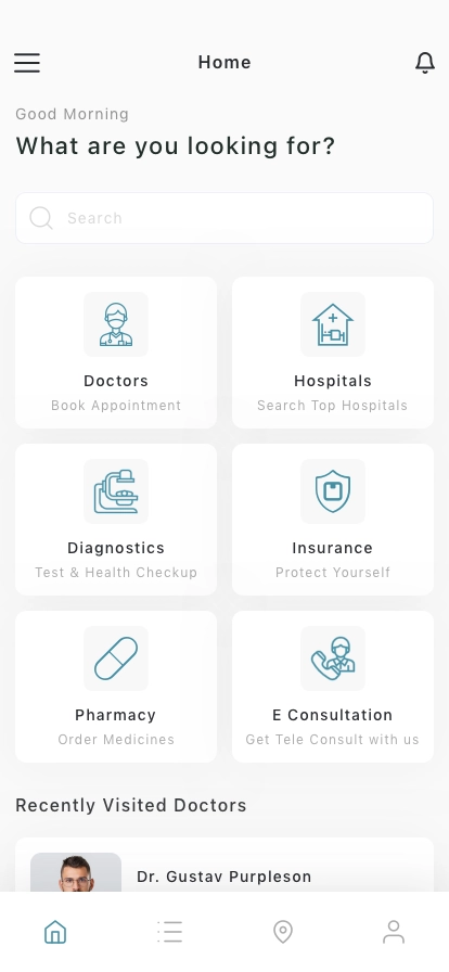 Healthcare & Medical Mobile App UI Kit - Screenshot 1