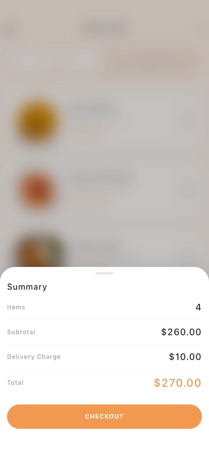 Food Ordering Mobile App UI Kit - Screenshot 2