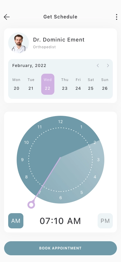 Doctor & Patient Mobile App UI Kit - Screenshot 4