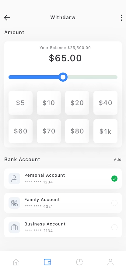 Send Money Mobile App UI Kit - Screenshot 2
